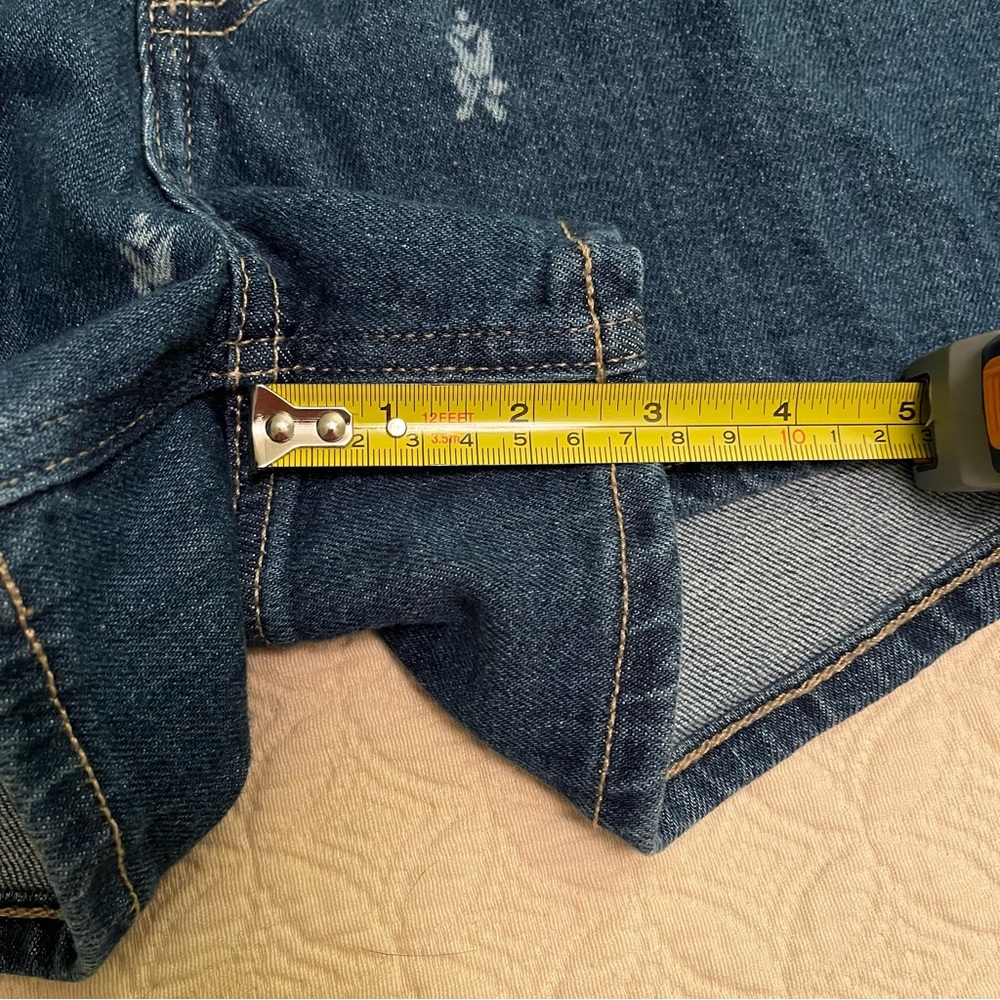 NWT Old Navy Floral Pattern Curvy High Waisted OG Denim Jean Shorts (size 8) - Picture 6 of 6